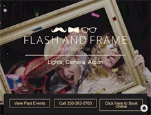 Tablet Screenshot of flashandframe.com